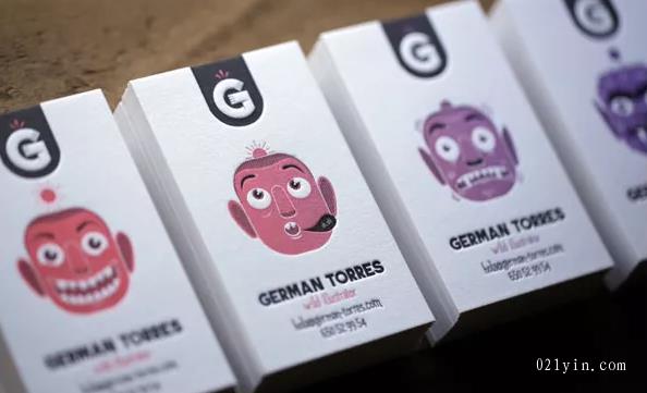 彩色名片模板  第1張