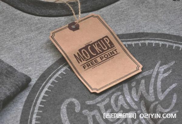 特種紙軟膠潮牌衣服商標印刷  第2張