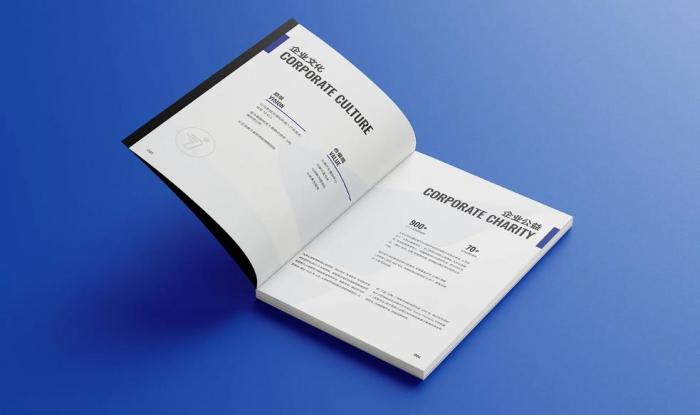 上海企業(yè)簡(jiǎn)介彩色印刷，色彩還原度高，畫面更生動(dòng)